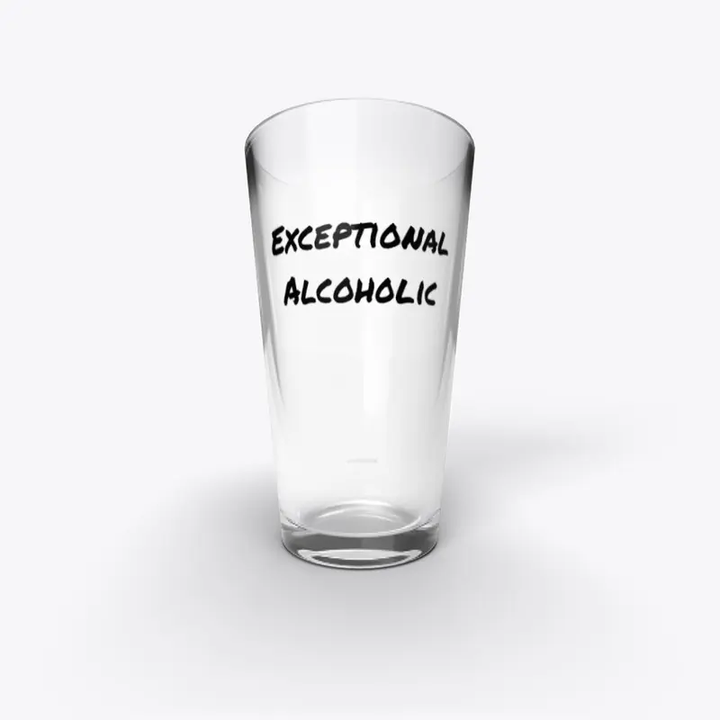 Exceptional Alcoholic Pint Glass